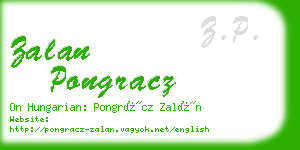 zalan pongracz business card